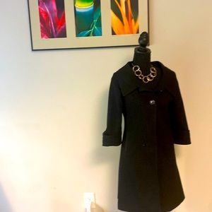 Spring jacket with 3/4 sleeves - black size M